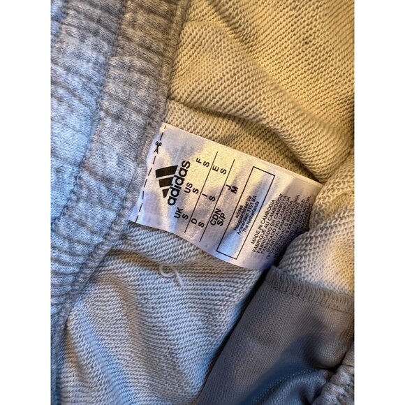 Adidas sweatpants joggers Mens size Small Gray Pockets Track Pants - Picture 2 of 8